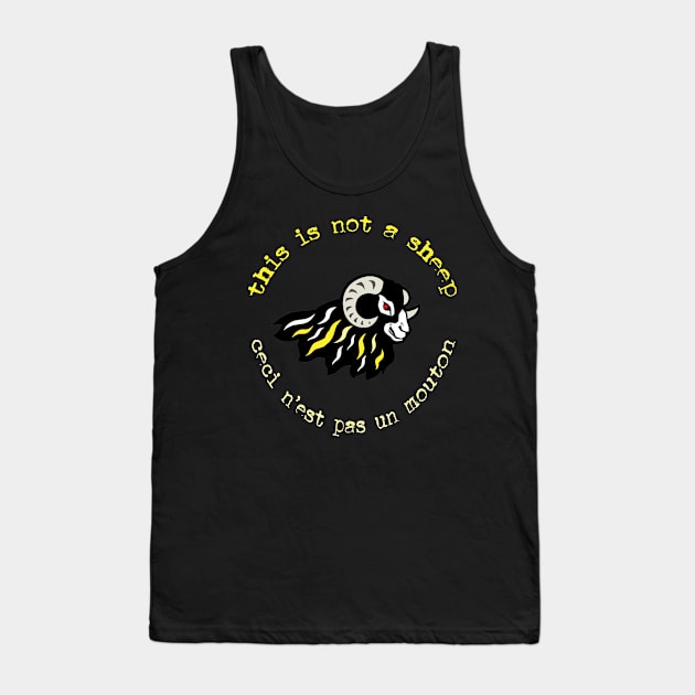 This is not a sheep Tank Top by BenCowanArt